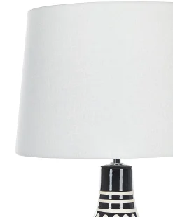 Lampa stołowa SHEBELLE Ceramika Czarny