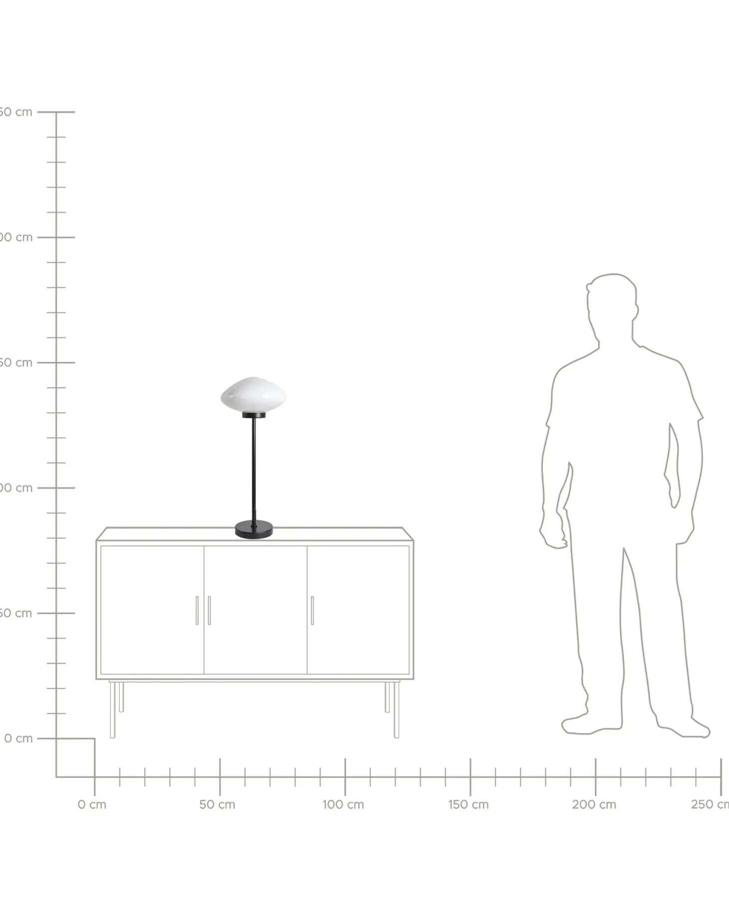 Lampa stołowa SIBUN Metal Czarny