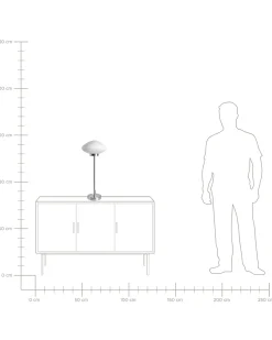 Lampa stołowa SIBUN Metal Srebrny