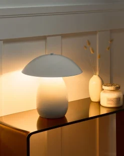 Lampa stołowa SIGI Metal Biały
