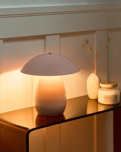 Lampa stołowa SIGI Metal Pastelowy róż