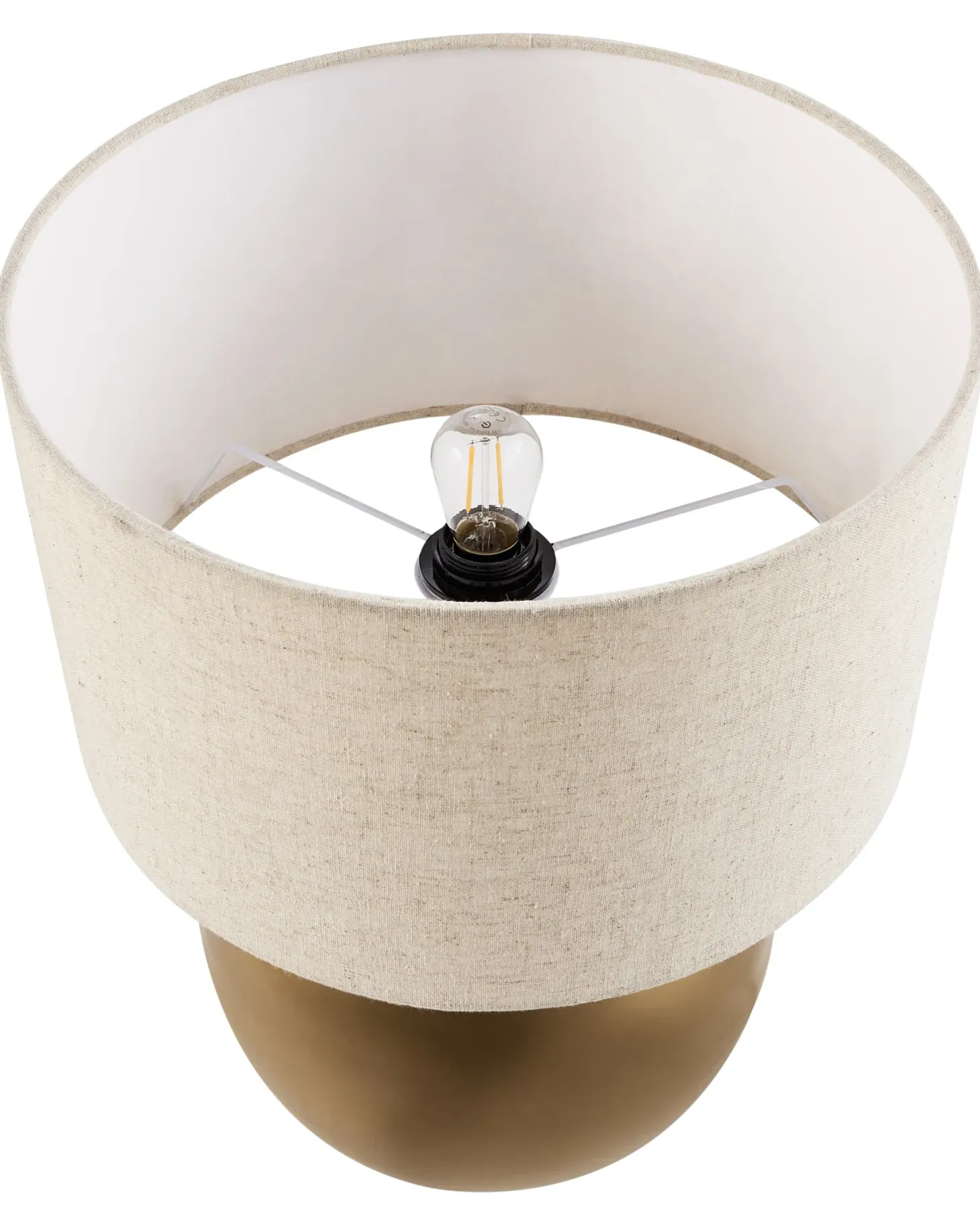 Lampa stołowa SOBRAMATI Metal Mosiężny