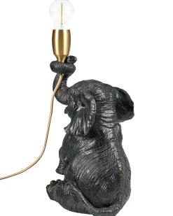 Lampa stołowa Słoń FORTUNA Czarny