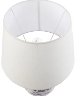 Lampa stołowa SUNJA Porcelana Biały/ niebieski