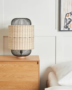 Lampa stołowa TANGANYIKA Rattan Naturalny