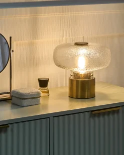 Lampa stołowa TARA Metal Mosiężny