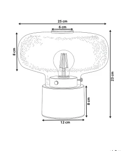 Lampa stołowa TARA Metal Mosiężny