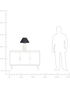 Lampa stołowa TELIRE Ceramika Beżowy