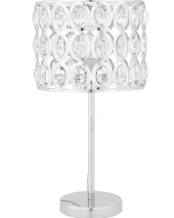 Lampa stołowa TENNA Kryształ Srebrny