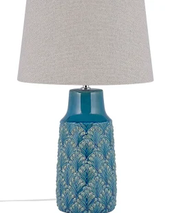 Lampa stołowa THAYA Ceramika Niebieski