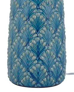 Lampa stołowa THAYA Ceramika Niebieski