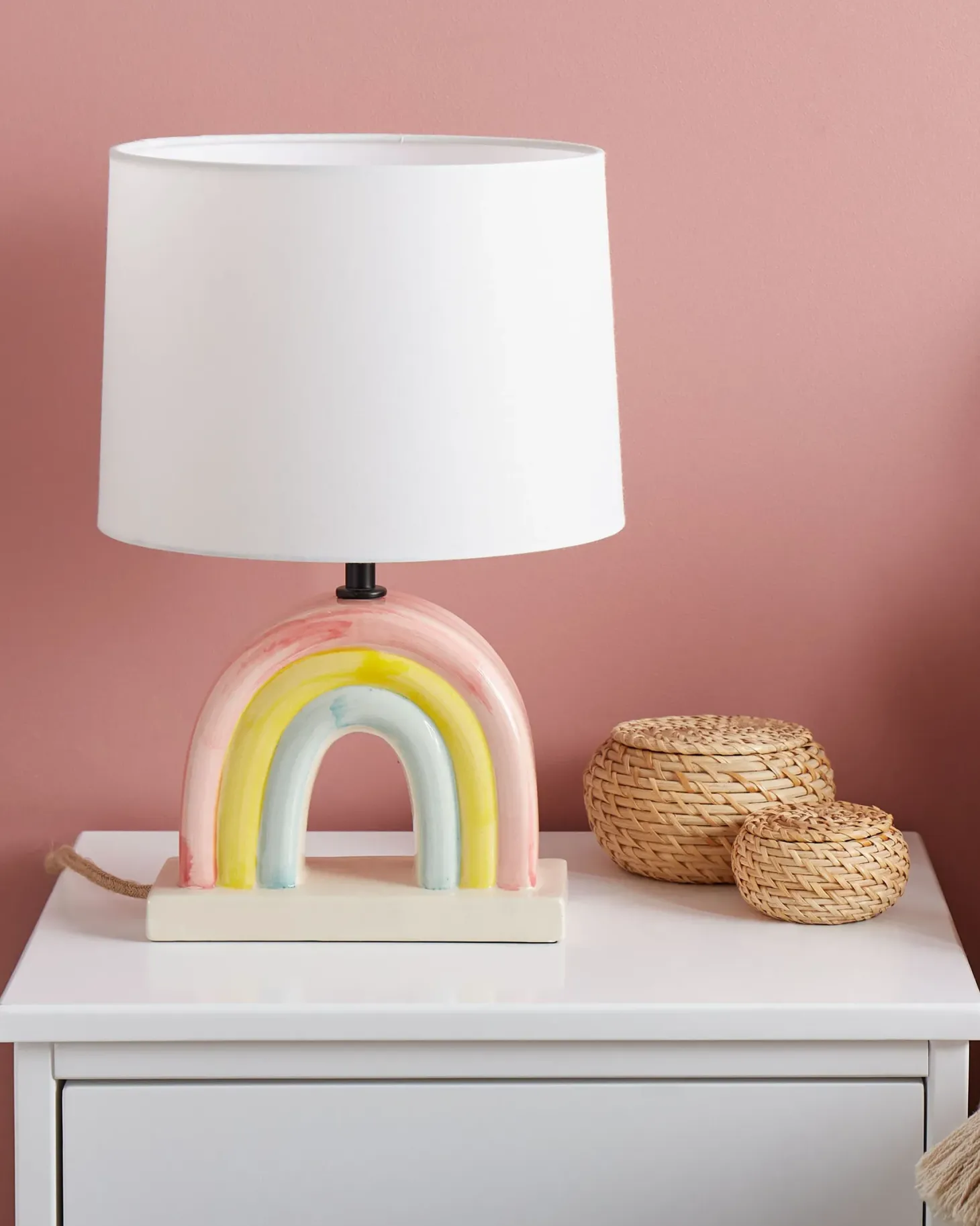 Lampa stołowa TITNA Ceramika Kolorowy