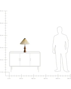 Lampa stołowa TOJSAN Papier Beżowy