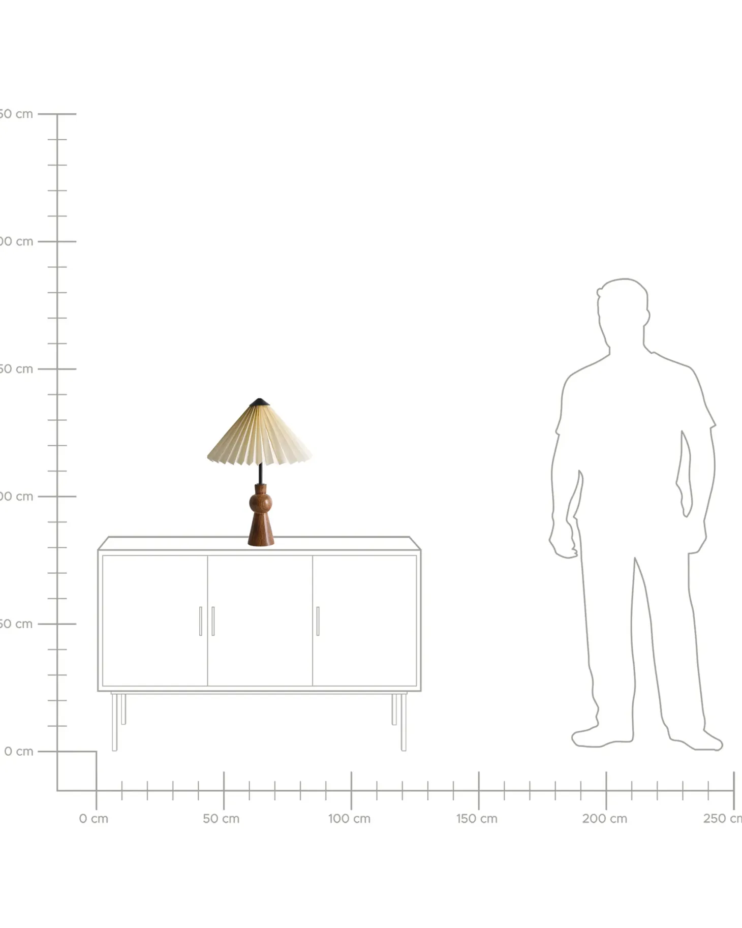 Lampa stołowa TOJSAN Papier Beżowy