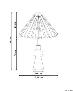 Lampa stołowa TOJSAN Papier Beżowy