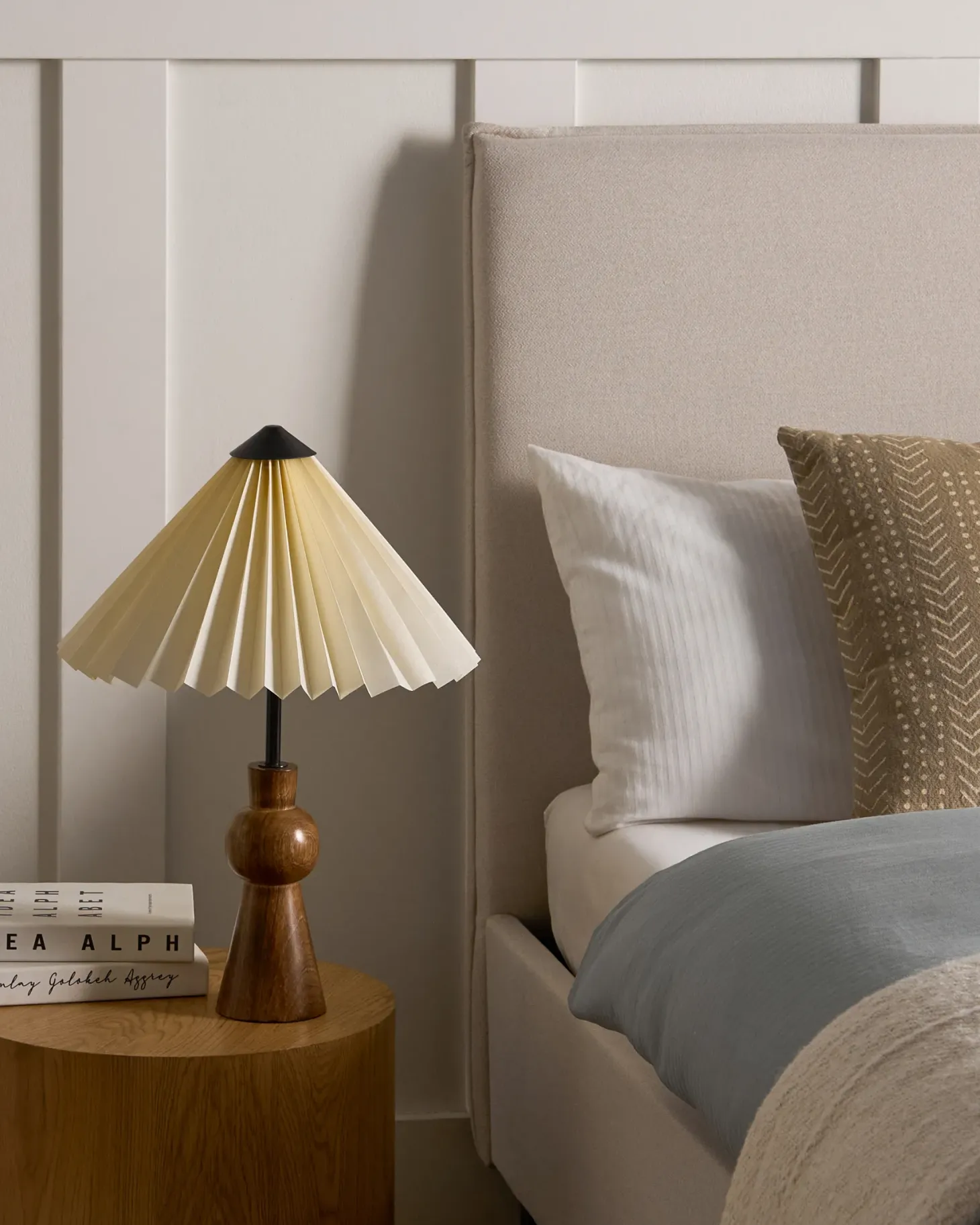 Lampa stołowa TOJSAN Papier Beżowy