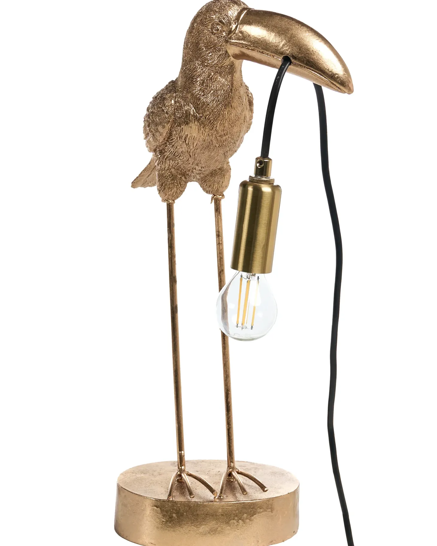Lampa stołowa Tukan ARACARI Złoty