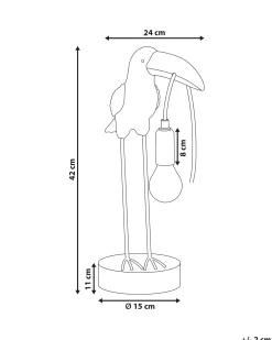 Lampa stołowa Tukan ARACARI Złoty