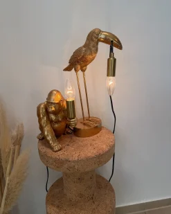 Lampa stołowa Tukan ARACARI Złoty