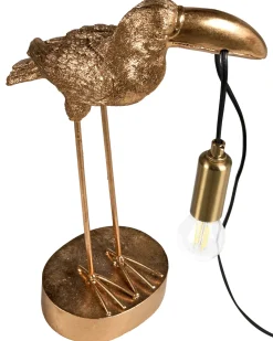 Lampa stołowa Tukan ARACARI Złoty