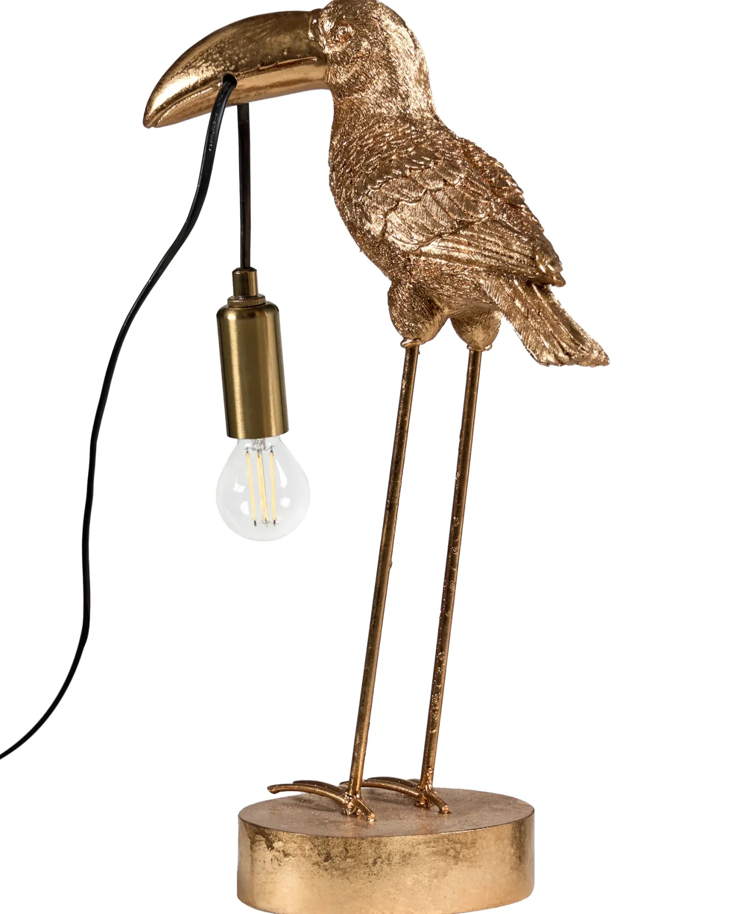 Lampa stołowa Tukan ARACARI Złoty