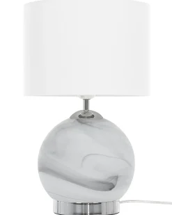 Lampa stołowa UELE Metal Szary marmur