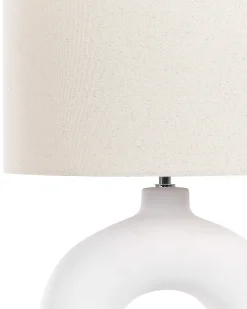 Lampa stołowa VENTA Ceramika Biały