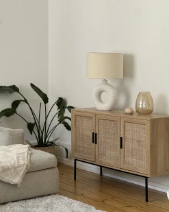 Lampa stołowa VENTA Ceramika Biały