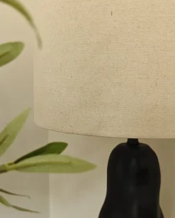 Lampa stołowa VILAR Ceramika Czarny