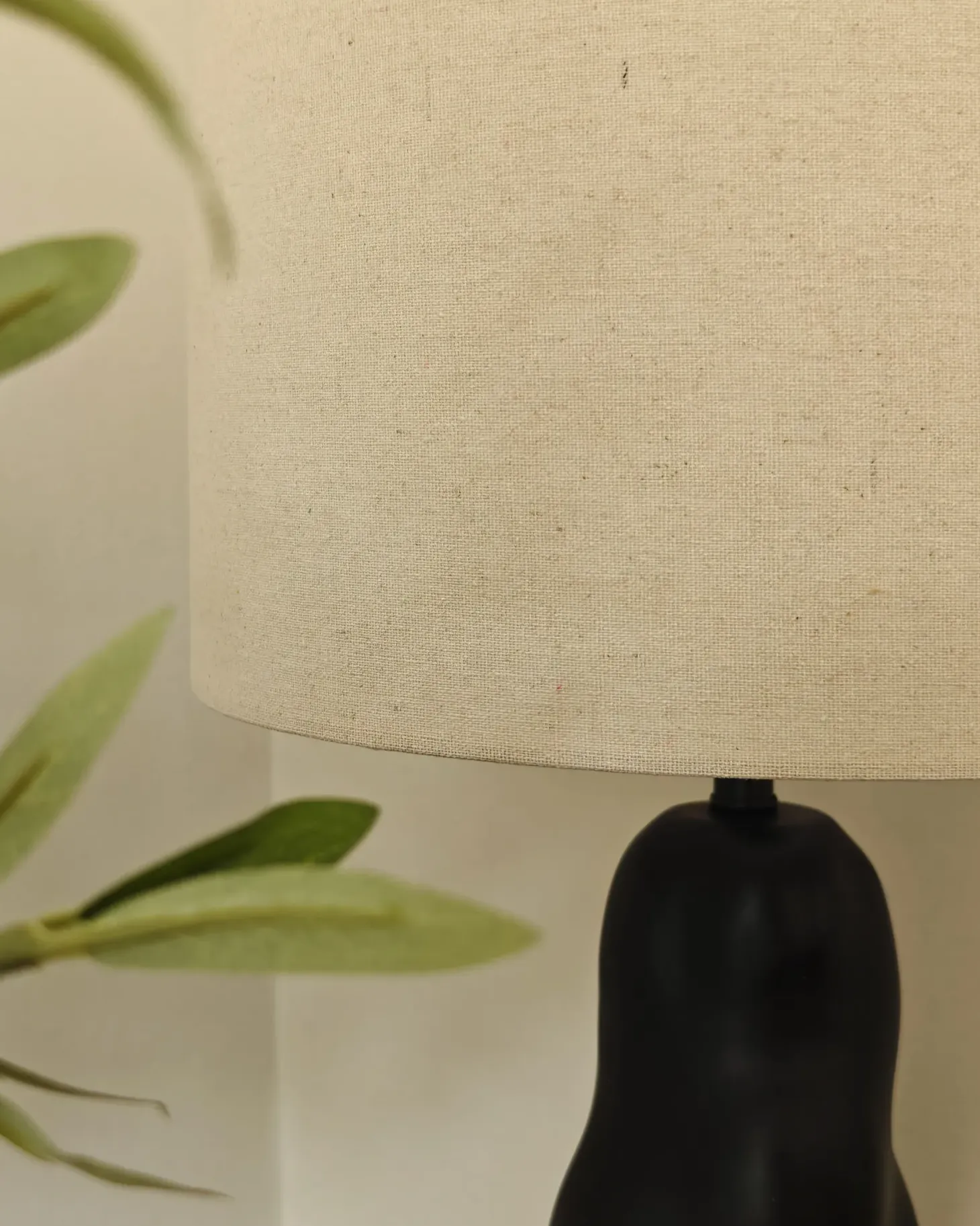 Lampa stołowa VILAR Ceramika Czarny