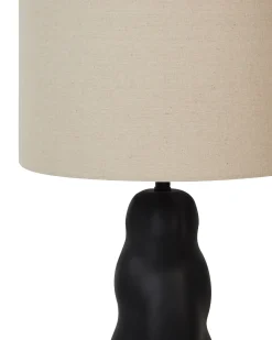 Lampa stołowa VILAR Ceramika Czarny
