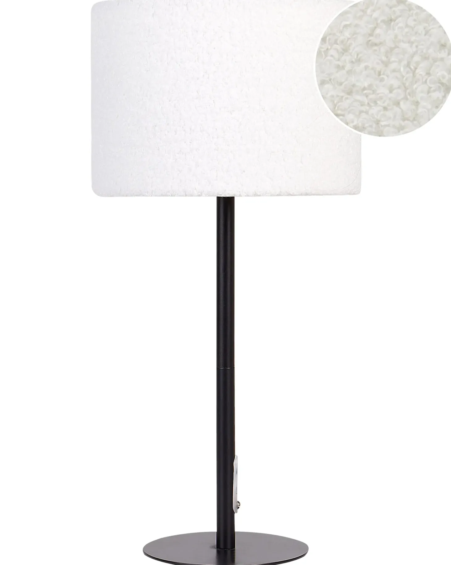 Lampa stołowa VINAZCO Boucle Biały