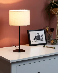 Lampa stołowa VINAZCO Boucle Biały