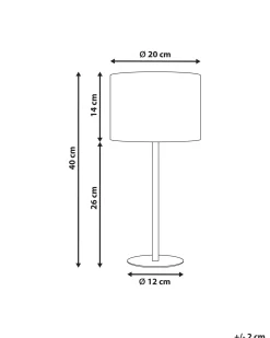 Lampa stołowa VINAZCO Boucle Biały