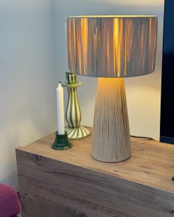 Lampa stołowa WELMEL Plecionka Naturalny
