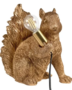 Lampa stołowa Wiewiórka PINOLI Złoty