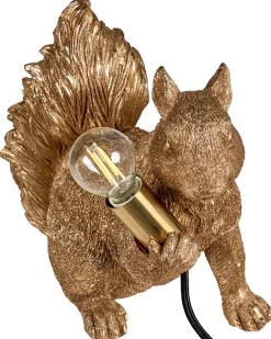 Lampa stołowa Wiewiórka PINOLI Złoty