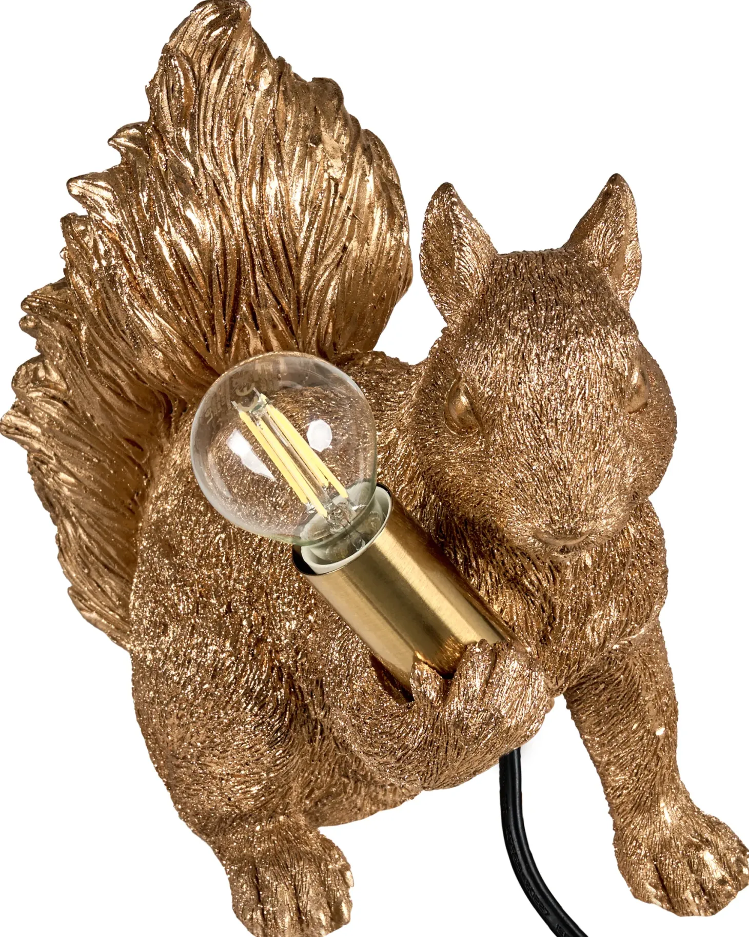 Lampa stołowa Wiewiórka PINOLI Złoty