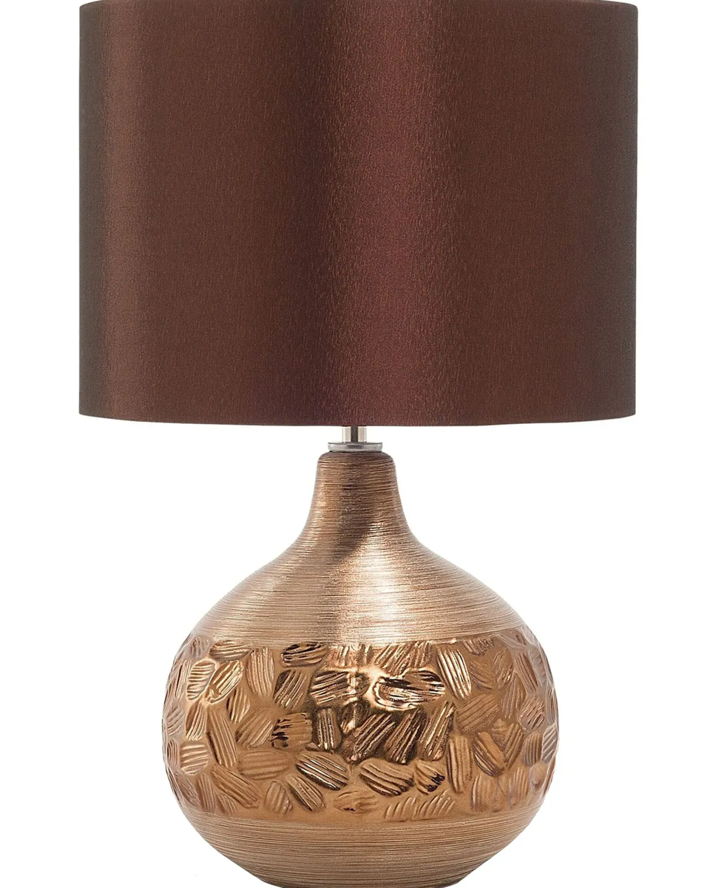 Lampa stołowa YAKIMA Porcelana Brązowy