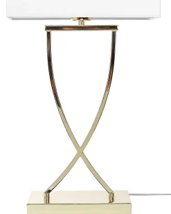 Lampa stołowa YASUNI Metal Biały/ złoty