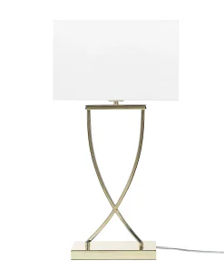Lampa stołowa YASUNI Metal Biały/ złoty
