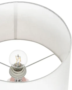 Lampa stołowa ZARIMA Ceramika Różowy
