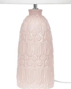 Lampa stołowa ZARIMA Ceramika Różowy