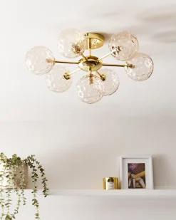 Lampa sufitowa ANADYR Szkło Beżowy