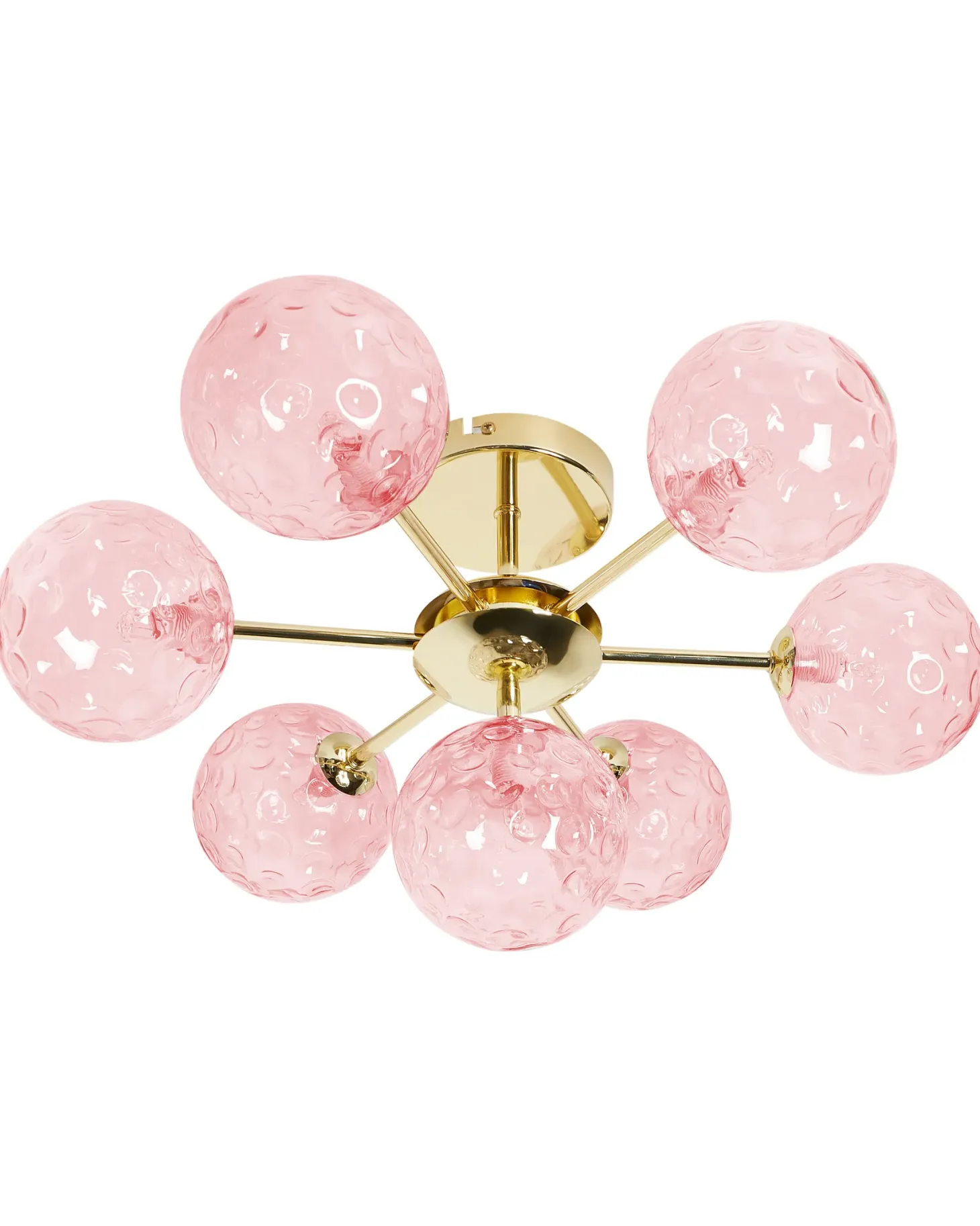 Lampa sufitowa ANADYR Szkło Różowy