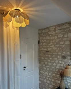 Best Lampa sufitowa CHIREDZI Rattan Naturalny Wszystkie Lampy|Lampy Wiszące