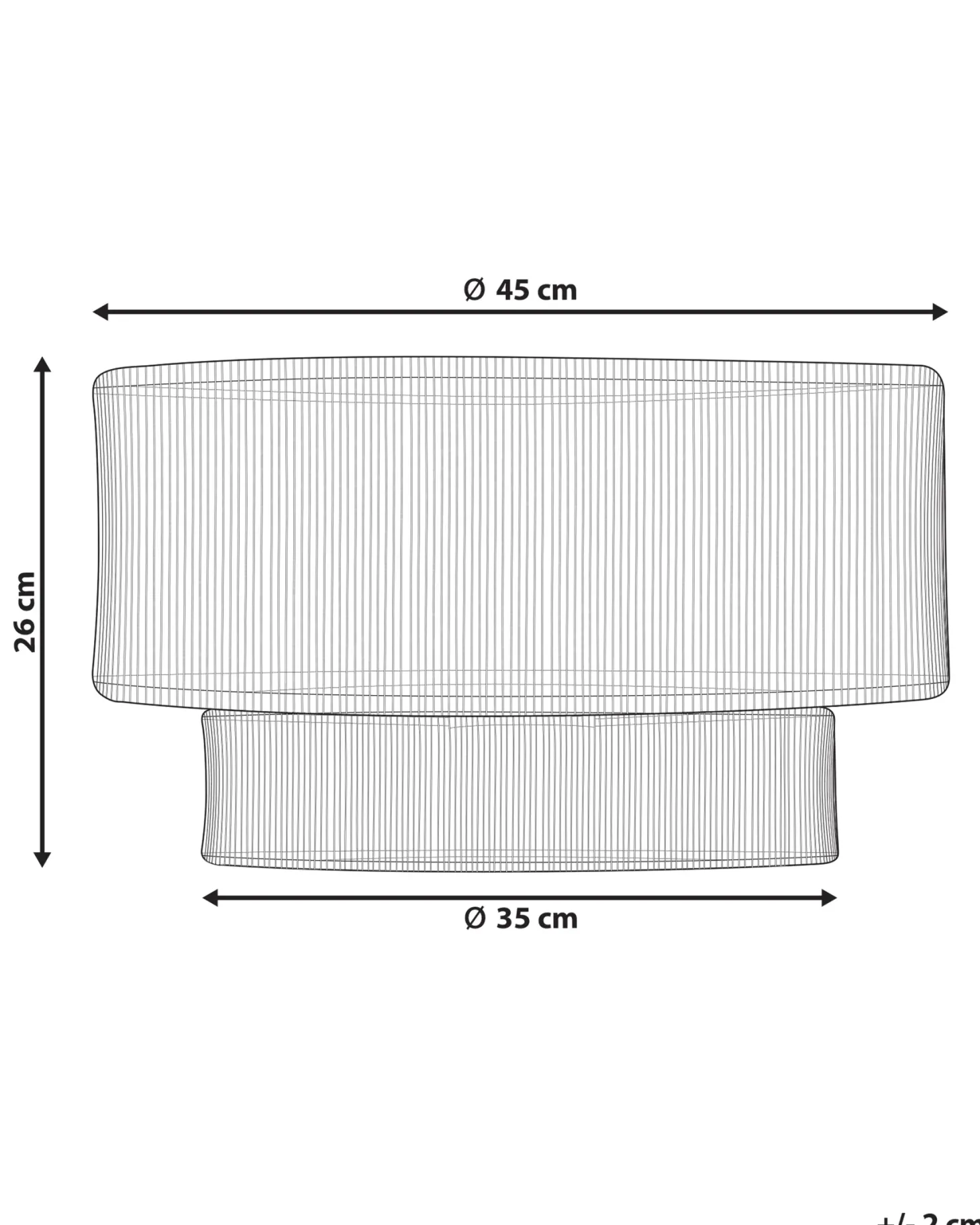Lampa sufitowa DORING Juta Naturalny