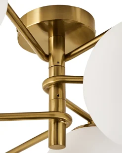 Lampa sufitowa ISAR Metal Złoty