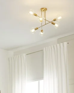 Lampa sufitowa KIDANE Metal Mosiężny