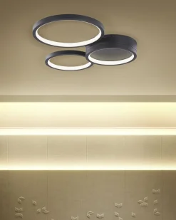 Lampa sufitowa LED AGNAT Metal Czarny